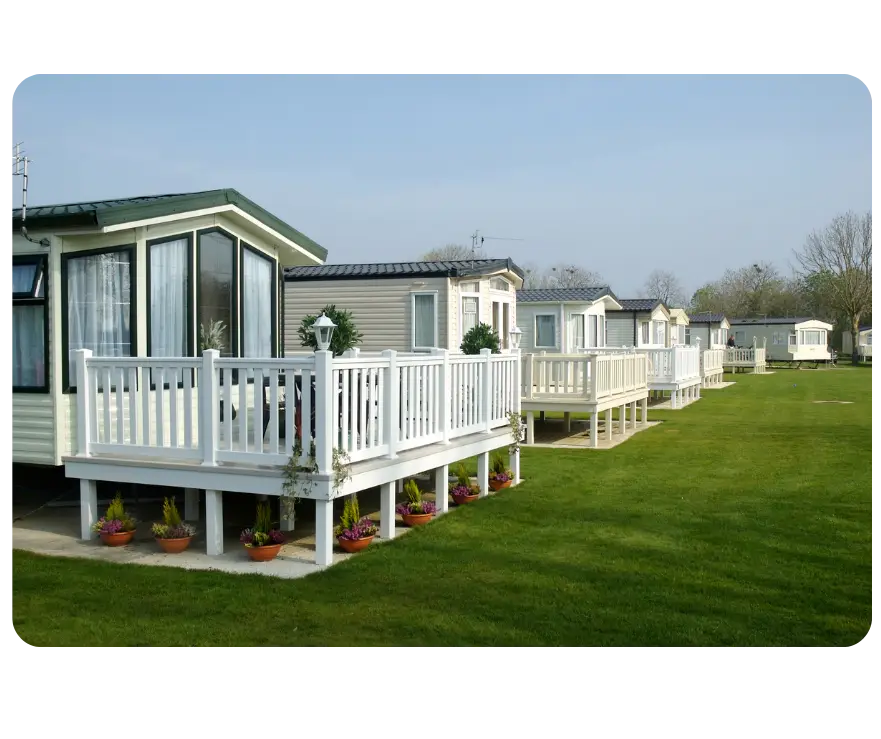 Booking system for caravan parks