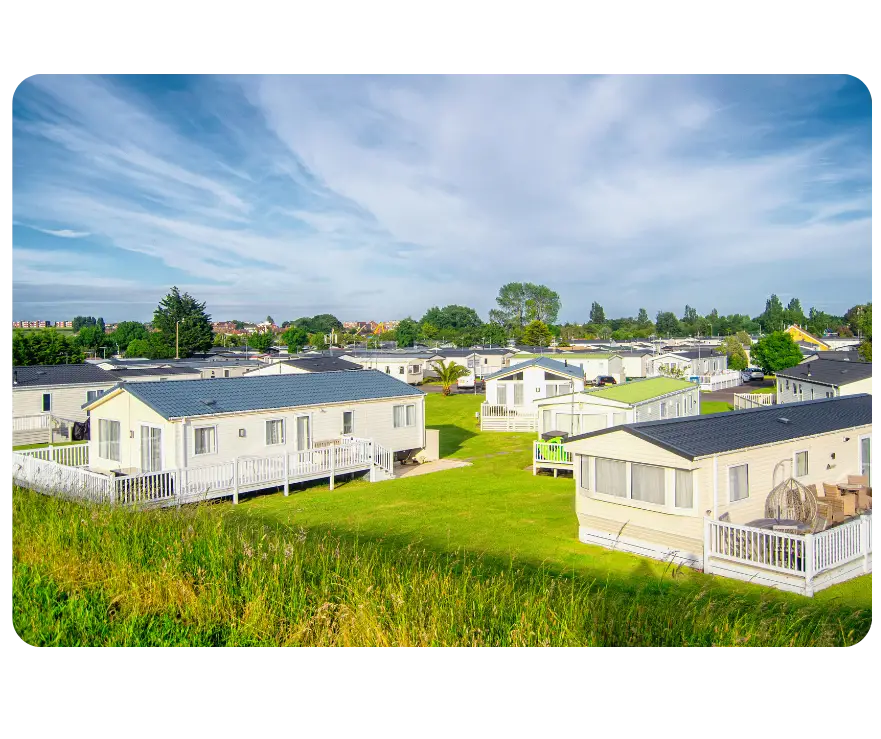 Booking system for caravan parks