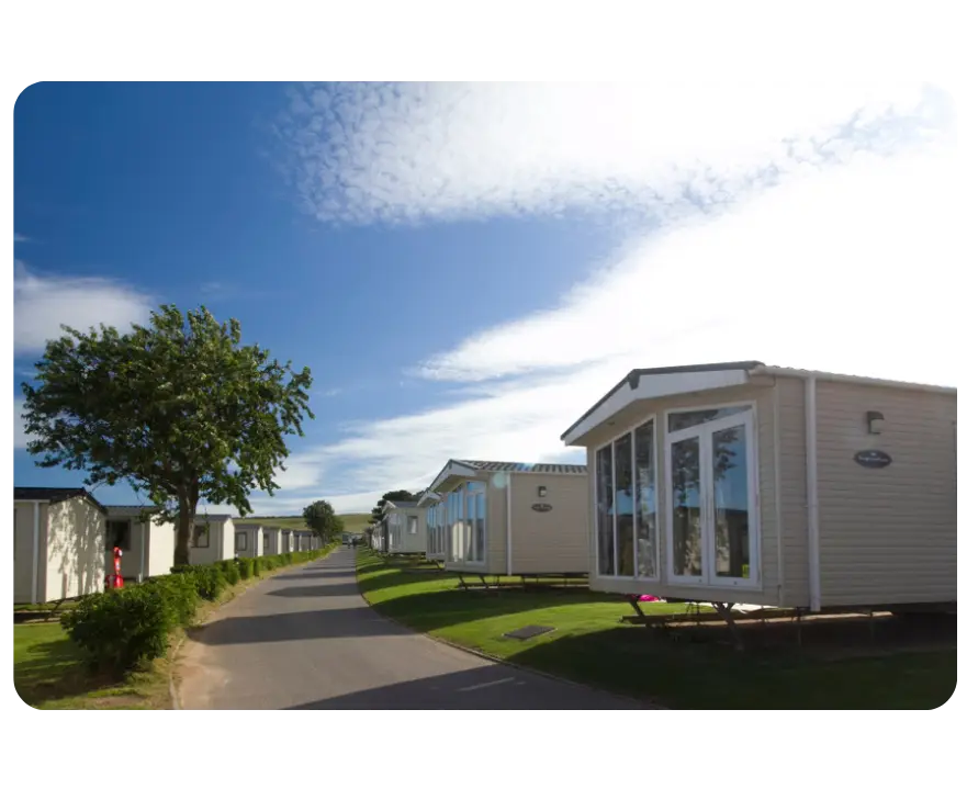 Booking system for caravan parks